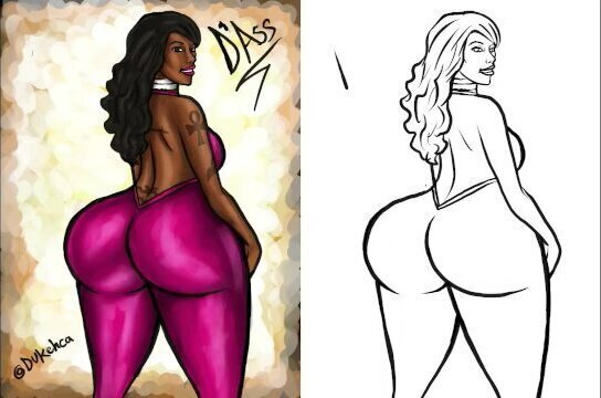 Booty Cherokee Illustration