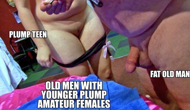 Older with younger plump females