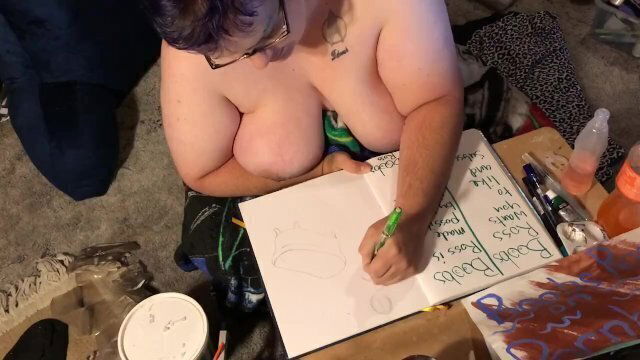 Boobs Ross failed pin-up girl speed Sketch julyathon