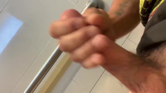 Public jerk Texas rest room