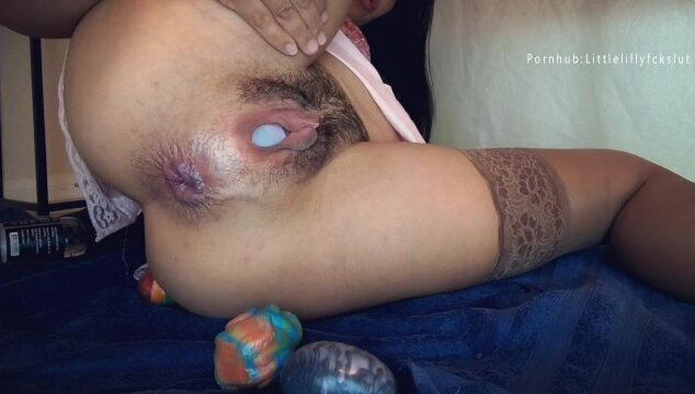 Stuffing Pussy Full With Eggs