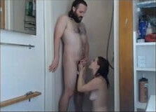 Webcam Couple Oral And Facial Show