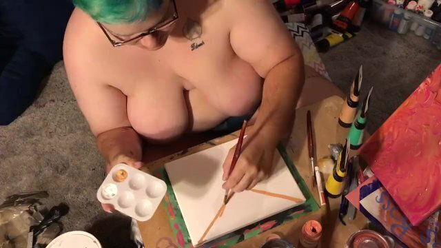 Joys Acrylic Painting with Boobs Ross
