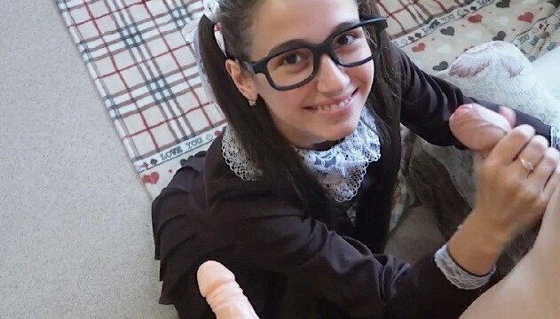 Cutie Schoolgirl Needs Two Dicks After School - MaryVincXXX