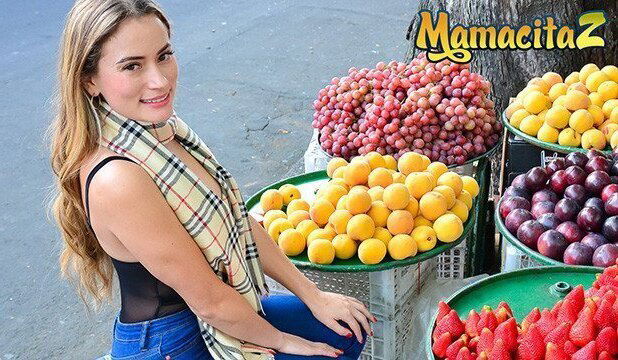 MamacitaZ - Super Hot Colombian Fruit Seller Rides Cock Like a Pornstar