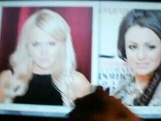 heti bywater aka lucy beale and cher lloyd sharing a load