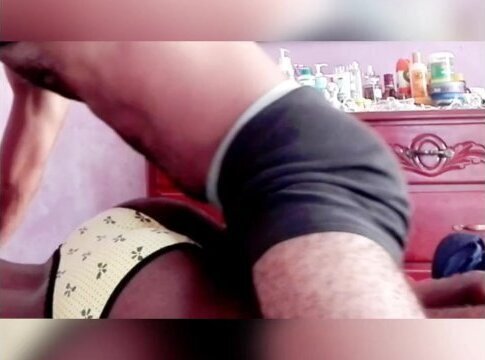 Real big butt stepmom is tricked into sex by horny stepson Doggystyle / prone