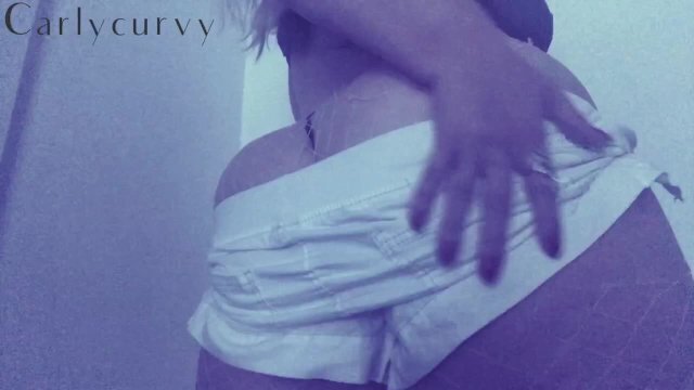 White booty shorts blonde Carlycurvy