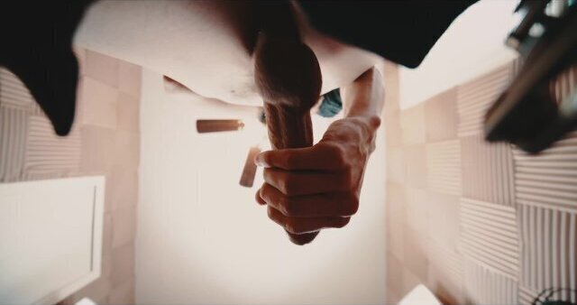 Sexy Skinny With Dick Masturbates Over Camera 60FPS Slowmo