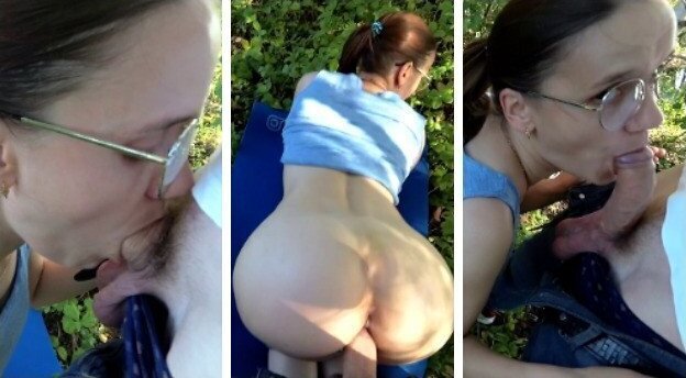 First Tinder Date Turns in to Outdoor Sex