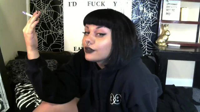 Astrid makes being useless while smoking