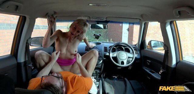 FakeHub- German MILF rides driving instructor's gets creampied