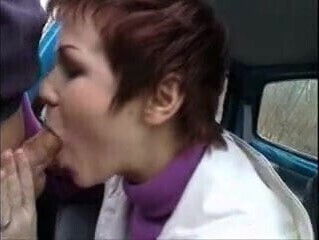 Fucking His Cute Wife In A Car By The Pond !