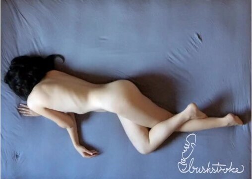 Humping futon crossed legs masturbation