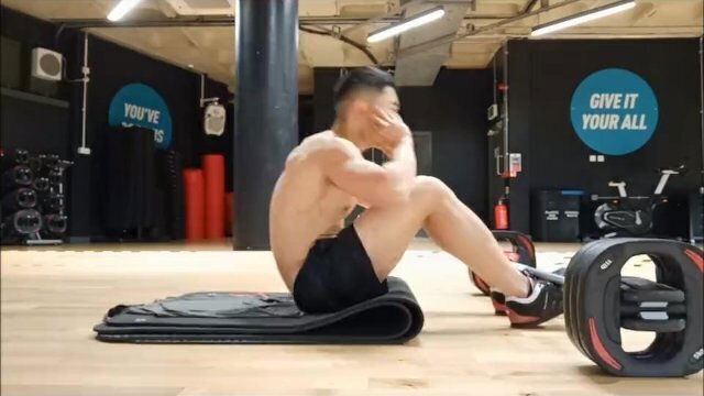 Just doing 1000 situps, sorry porn here, quite boring really