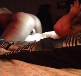 StepSister Rides Stepbrother backwards cowgirl style 