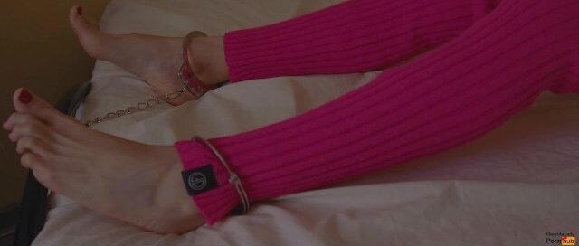 Orgasm torture with vibrator and handjob for tied up bad wet pussy