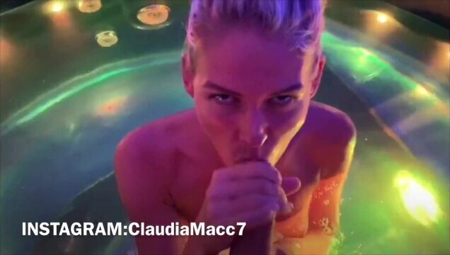 Thomas J in wellness cumshot pussy Claudia Macc