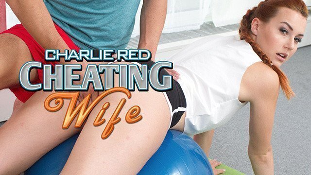 4K Scene - Ginger Babe Charlie Red Yoga Studio Fuck Fest