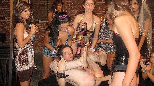 WILD BACHELORETTE PARTY ORGY! THESE BITCHES CRAZY! ROUGH PEGGING BDSM