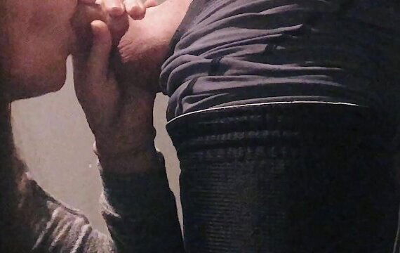 Slutty red headed teen sucks daddy’s big cock