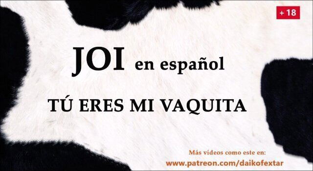 Necesitas ordeñado, audio española. Estilo furry...