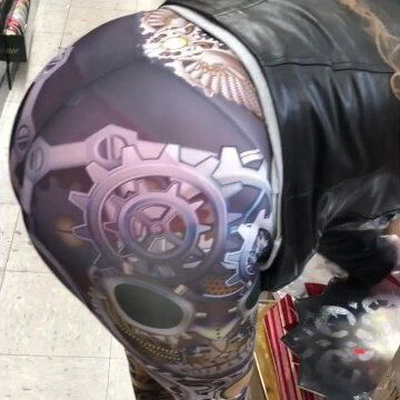 Through Designer Leggings Pink Panties Xmas Shopping