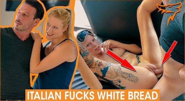 German Bimbo Claudia FUCKED Italian macho! WOLF WAGNER wolfwagner.love