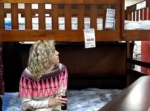 grand furniture store 18 yr old public flashing/finished in car fucking