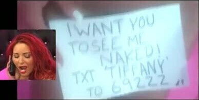 Tiffany Chambers In red stockings