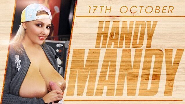 VRConk Titsy Blonde Handjob POV VR Porn