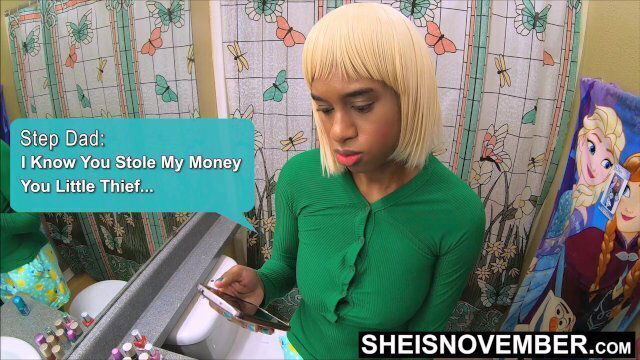 Wrote Check Ebony Can't Cash, Angry Step