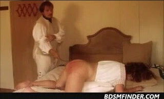 Getting Her Ass Spanked Red