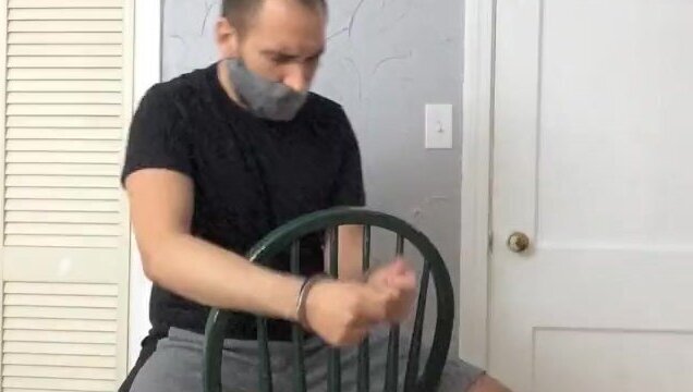 Handcuffed to a Chair