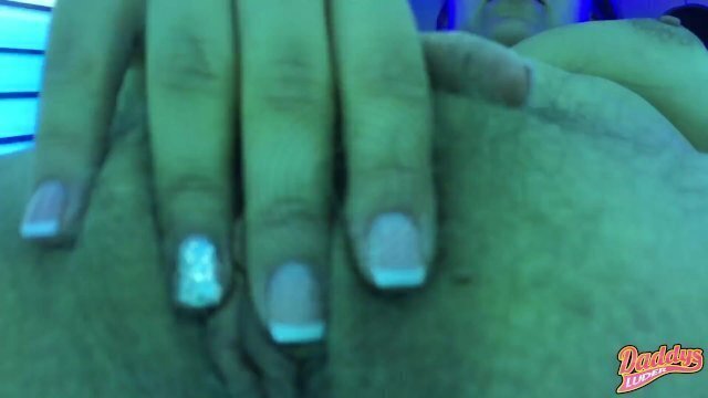 MICH GERADE Solarium SELBST gefickt!