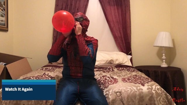 Spiderman Balloon Slo-Mo Replay