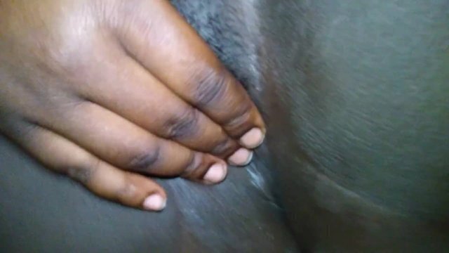 Pussy play time while family home