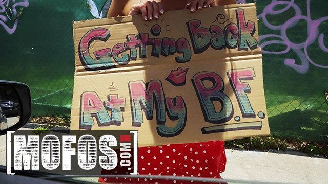 MOFOS Stranded Hitchhiker Emma gives some roadhead