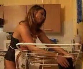 European Milf Fucked In Her Kitchen