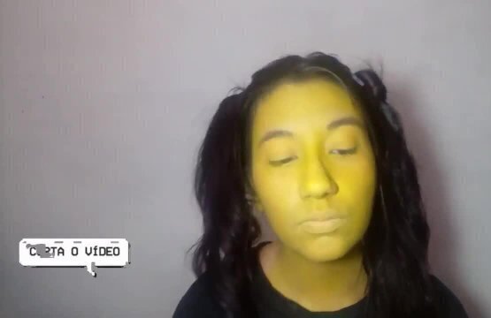 Teen yellow with fucking paint thrown face
