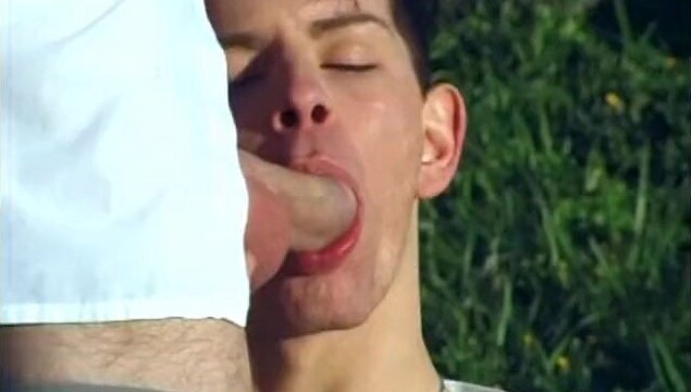 Outdoor gay sex adventure of a hot seducer