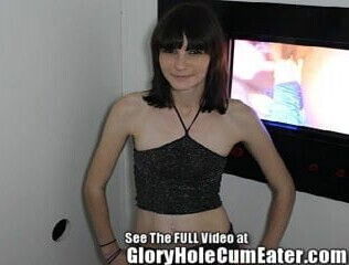 Fit teen hottie Chloey blowing strangers and swallowing mult