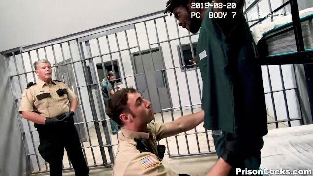 PRISON COCKS Guards Perform Contraband Check