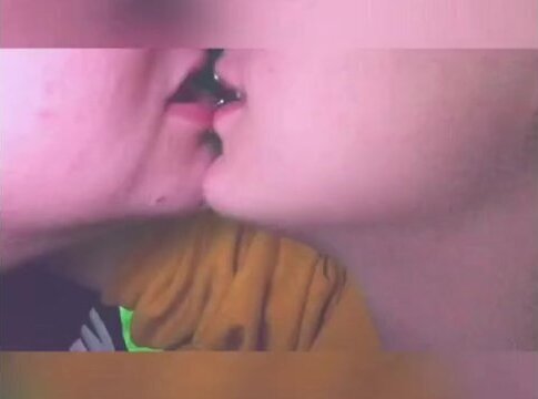 Messy Lesbian Makeout With A Rando