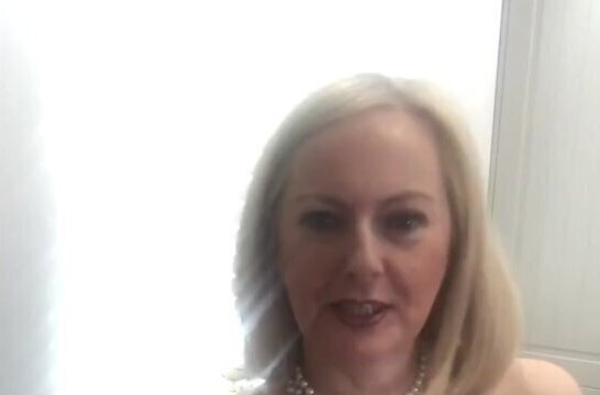 Annabel's washing naked