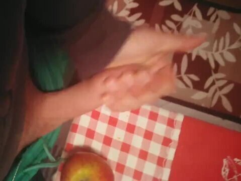 Apple fuck, super dick horny!