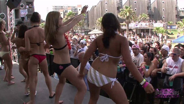 College Freaks Twerk Bikinis Spring Break