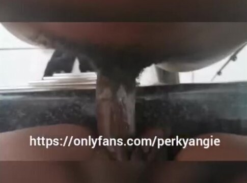 (POV) Step Mom Stuck Sink Fucks Step Son on Kitchen Counter - Amateur 