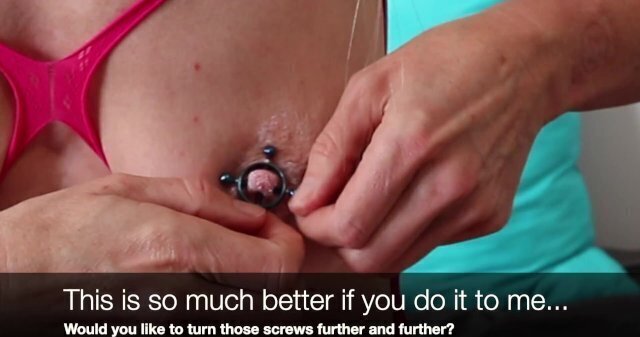 THINGS DURING CORONA: TORTURE NIPPLES PAINSLUT. PART TigerBalm