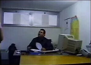 office caught boss